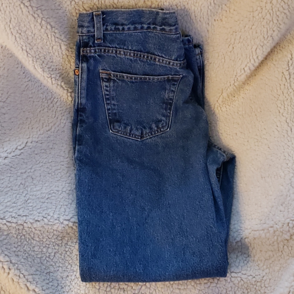 Vintage, High Waisted, Dark Wash, Old Navy Jeans